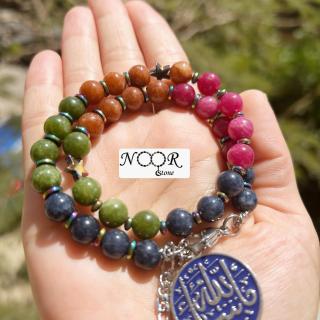 Agate bracelet rosary