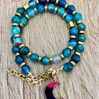 Agate bracelet rosary