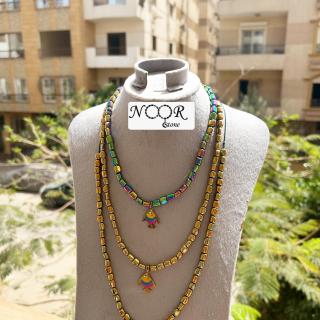 Shiny hematite necklaces