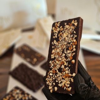 Belgian Chocolate Bar with Nuts