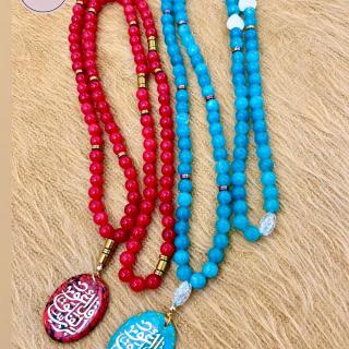 Agate rosary
