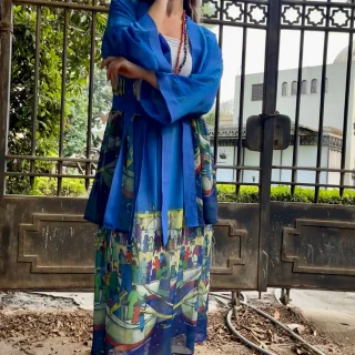 The Eternal Nile Chiffon Skirt