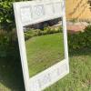 White Grey Tiles Mirror