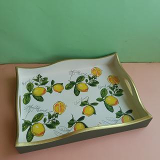 Green lemon tray