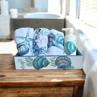Shells bathroom set