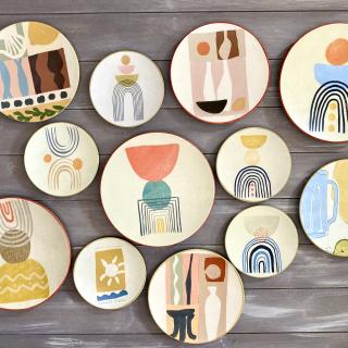 "Terra & Sun" Wall Plates Collection