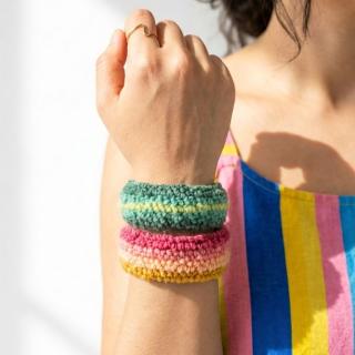 Handmade Punch Needle Bracelet