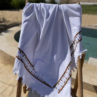 Siwi Embroidered 100% Cotton Beach Towel 100*200
