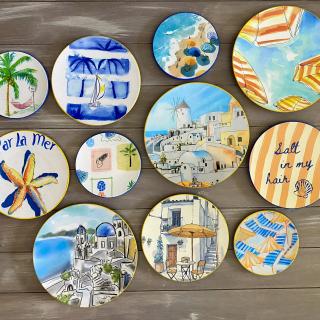 "Riviera Daydream" Wall Plates Collection