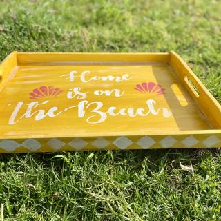 Yellow Summer Tray