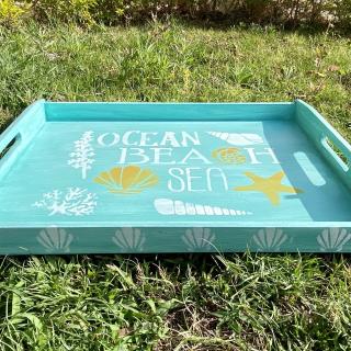 Aqua Summer Tray