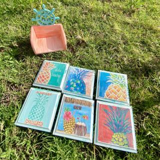 Pineapple Summer Coasters