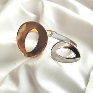 اسورة. من الاستانلس. مقاس. مفتوح. طلاء دهب