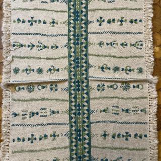 Siwi embroidery hand loom Linen Runner