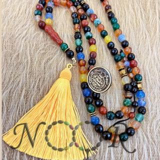 Agate rosary
