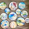 "Santorini Soleil" Wall Plates Collection