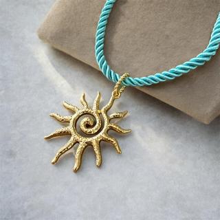 Namaste’s sunshine turquoise necklace