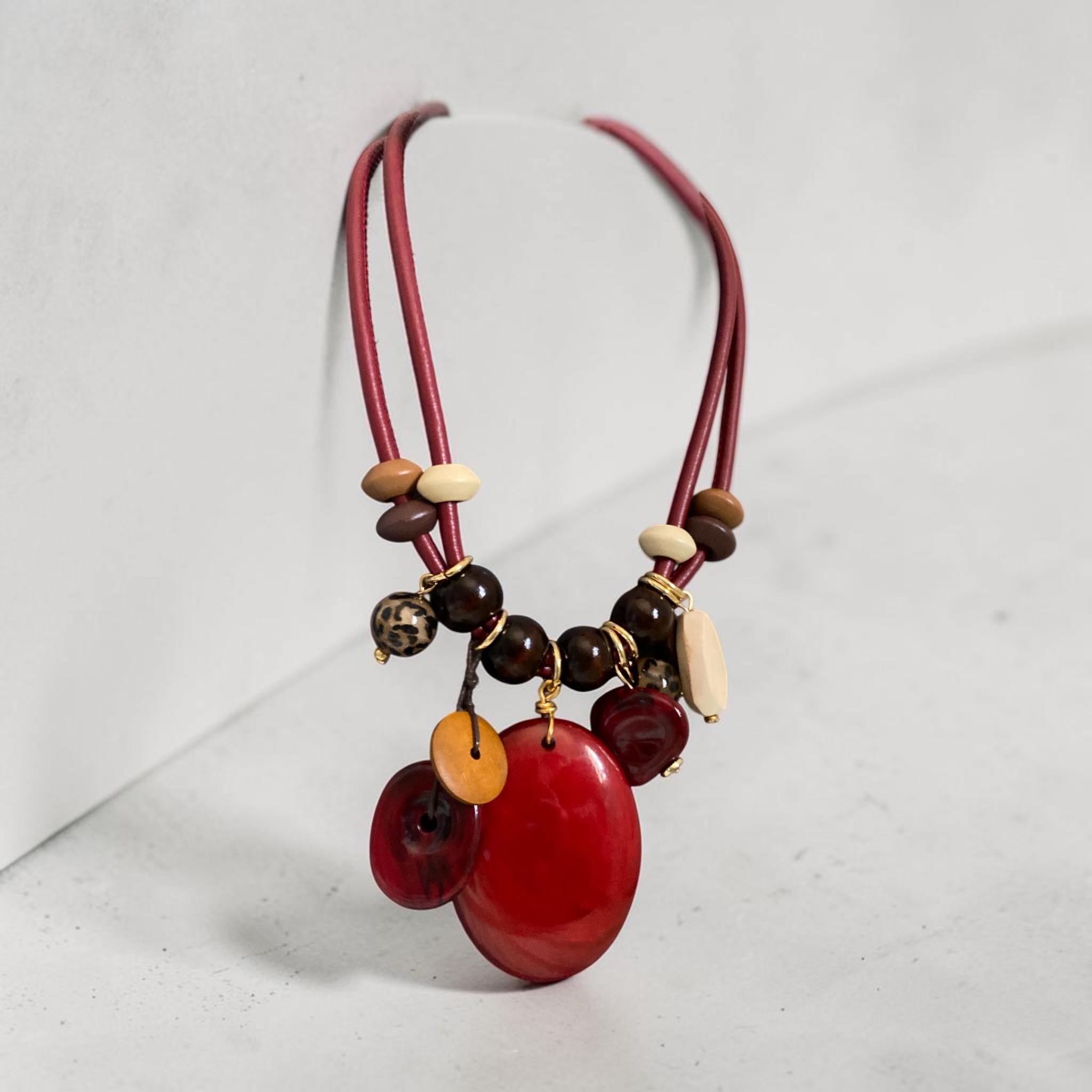 Burgundy Boho necklace 2 Photoroom 20260526 130901 scaled