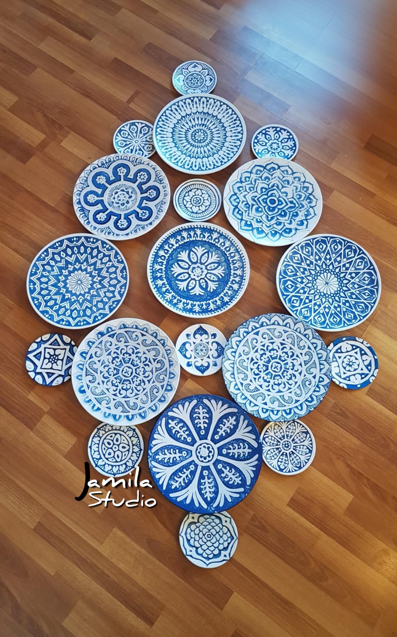 Round Blue Tiles 1 Round Blue Tiles