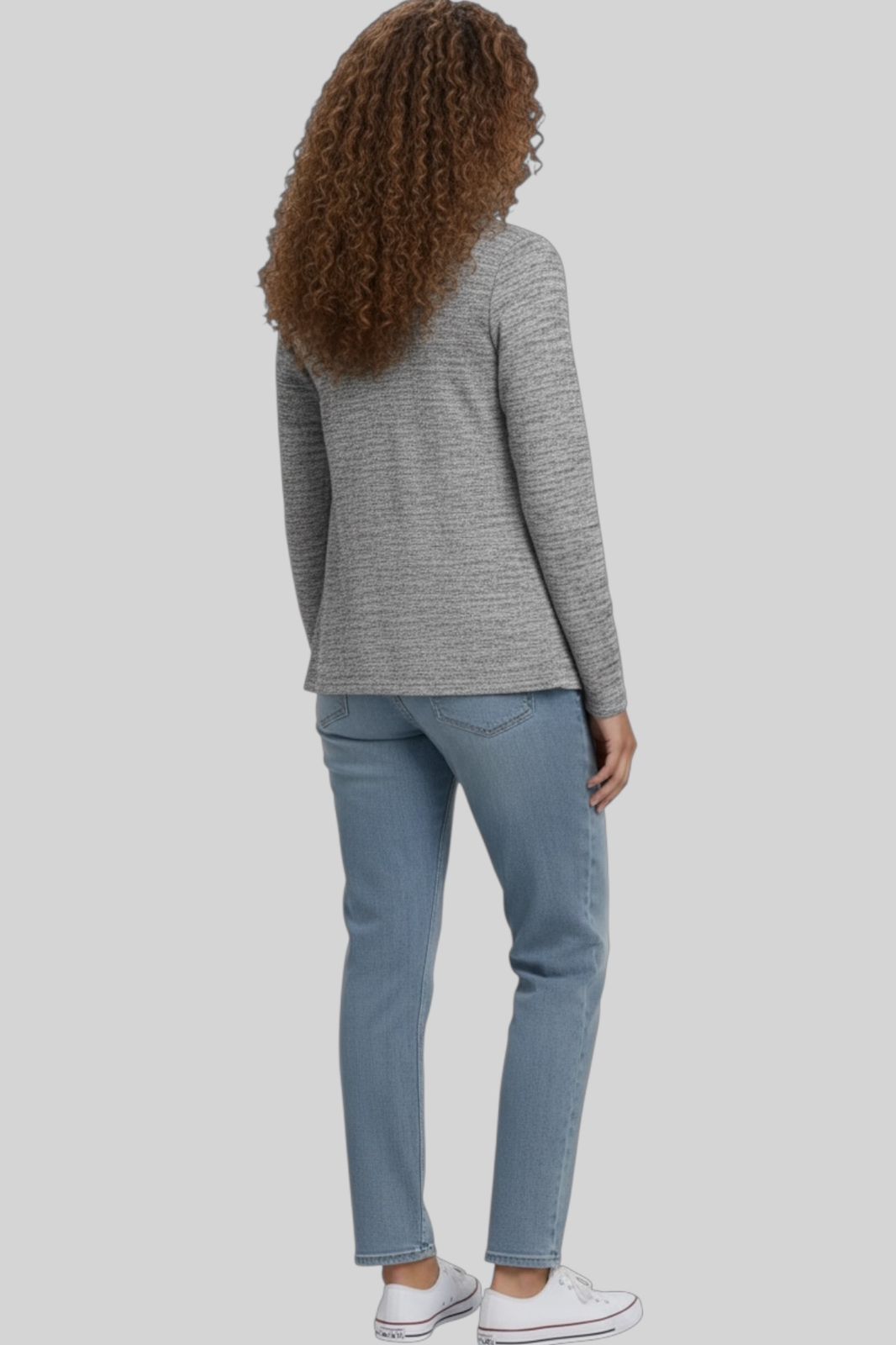 Heather Longline Knit Jacket 3 WhatsApp Image 2026 03 09 at 7.59.43 PM