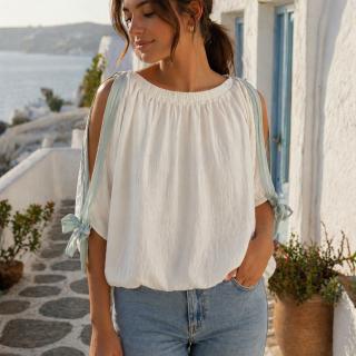 Coastal Breeze Tie Top