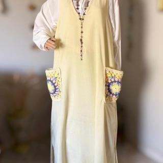 Butter yellow dress