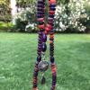 Handmade Original 925 Silver Amethyst & Carnelian 99 Rosary