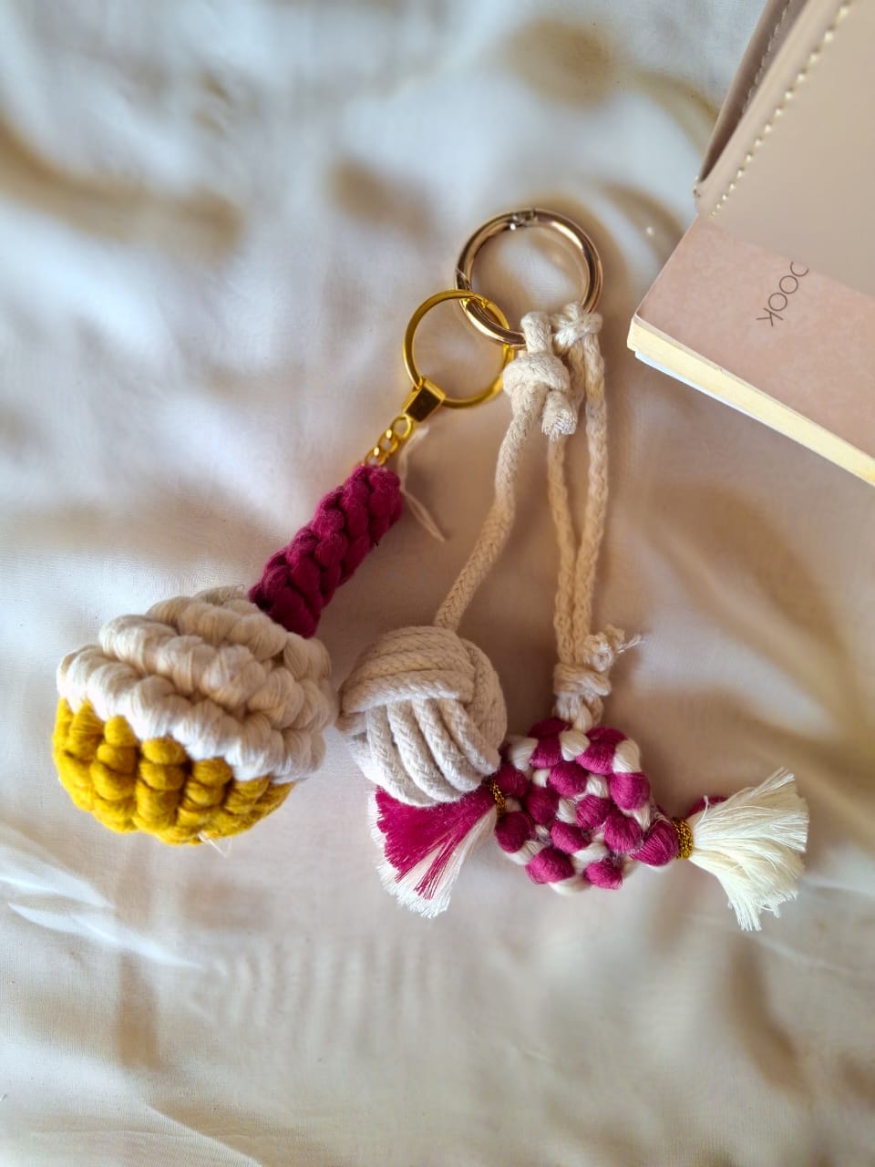 macrame bag charms 20 candies bag charm