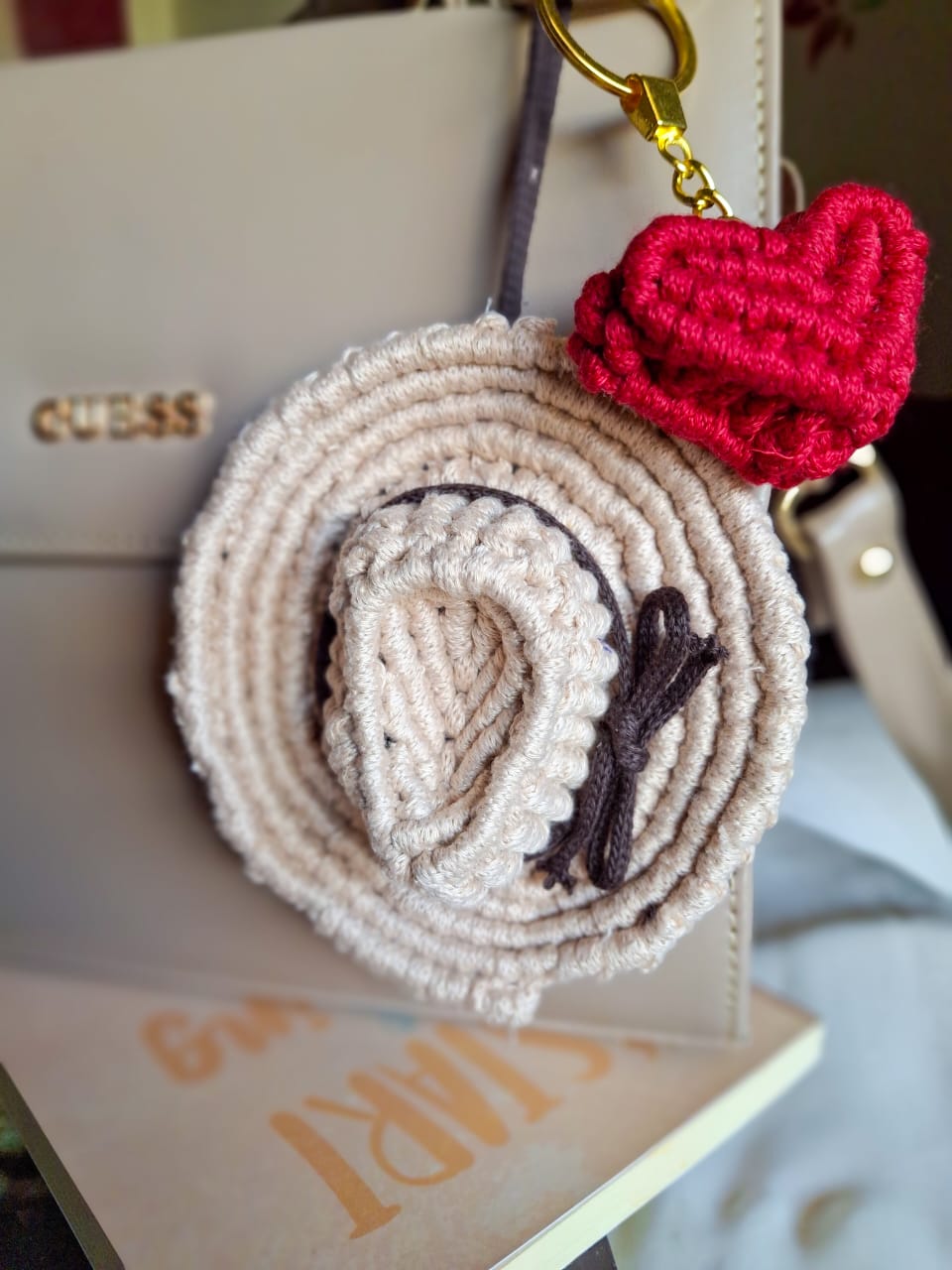 macrame bag charms 21 little cowboy charm