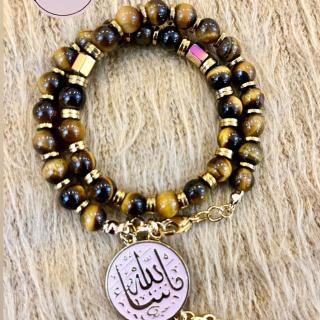 Tiger eye bracelet rosary