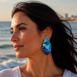 Frozen Wave Earrings