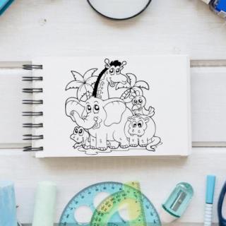 Coloring Book For Kids + Sudoko + Maze 1