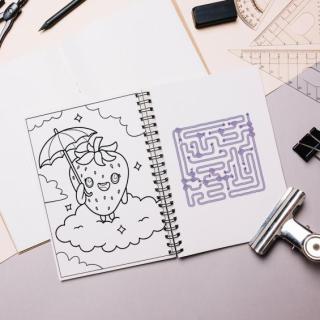 Coloring Book For Kids + Sudoko + Maze 4