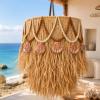 Seashell Beaded Pendant Light