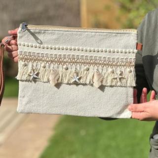 Pearl Sands Boho Clutch