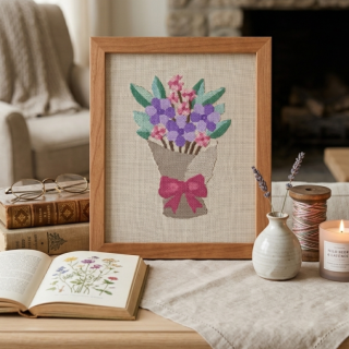 Mini Rectangular Bouquet Tableau