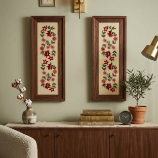 Floral 8 Shaped Rectangular Tableau