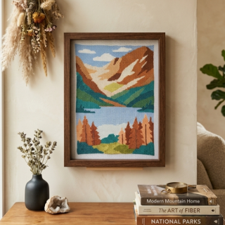 Natural View Embroidery Tableau