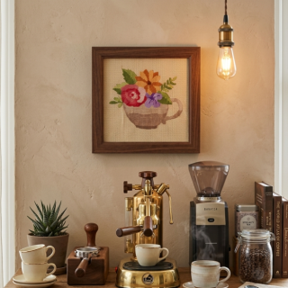 Mini Mug Floral Tableau