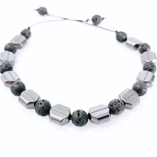 Men hematite bracelet