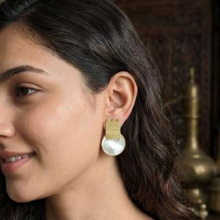 Gold plated Earring