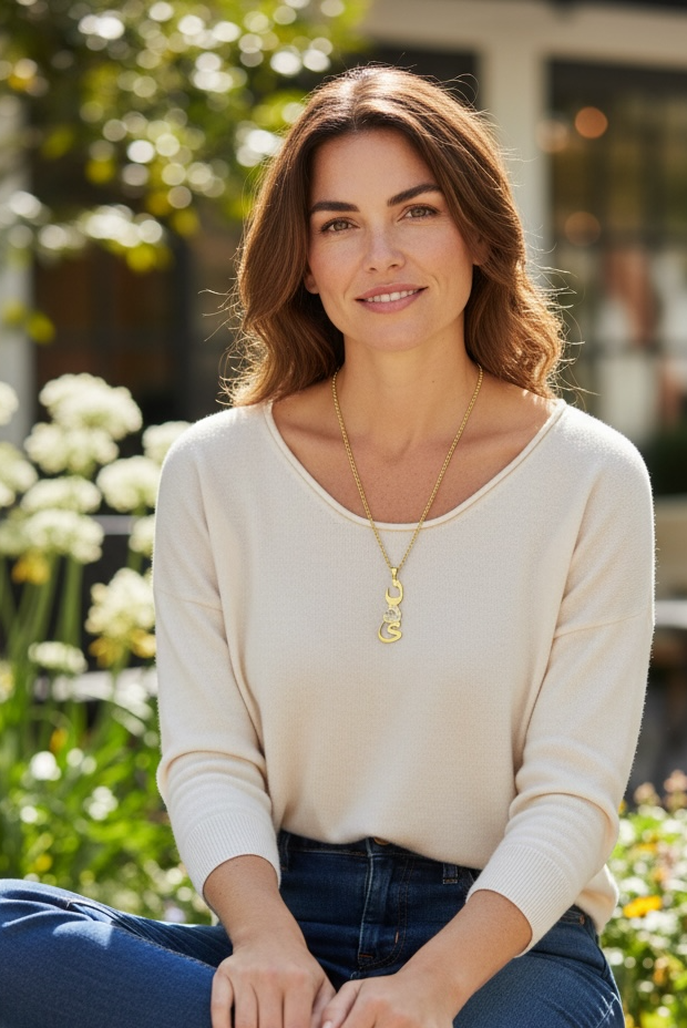 Name letter necklace 1 Name letter necklace