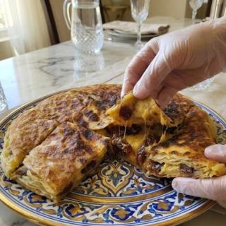 فطيرة بلح و كاسترد