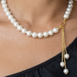 Aurora Pearl Drop necklace