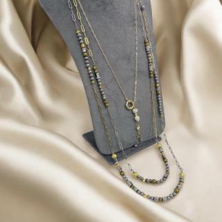 3-Long Layers necklace