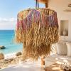 Colorful Fringe Beach Lamp