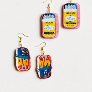 Canned Sardine Earrings
