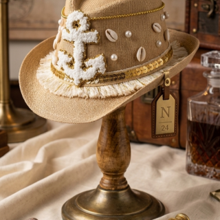 Golden Anchor Boho Hat