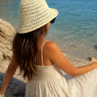 Rafia summer hats