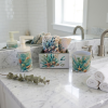 Green corals bathroom set